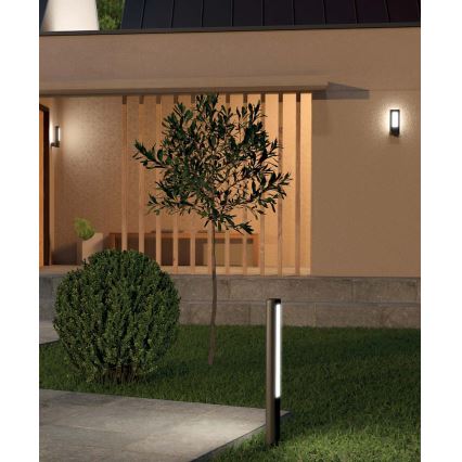 Redo 90125 - Vonkajšie LED svietidlo DOLMEN LED/12,44W/230V IP54 antracit
