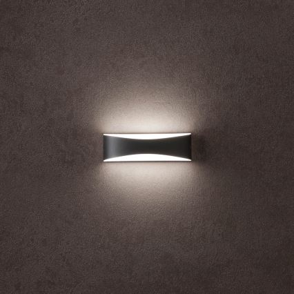 Redo 90126 - LED vonkajšie nástenné svietidlo AXEL LED/7W/230V 3000 IP65 antracit