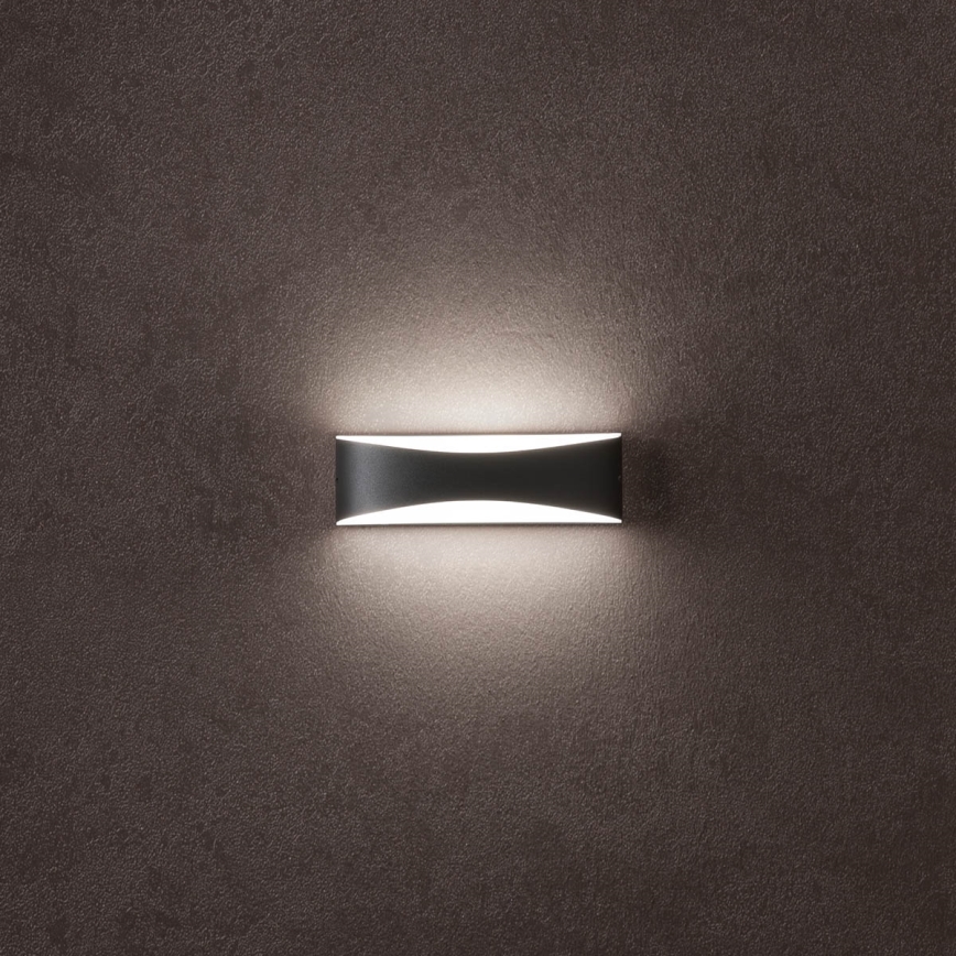 Redo 90126 - LED vonkajšie nástenné svietidlo AXEL LED/7W/230V 3000 IP65 antracit