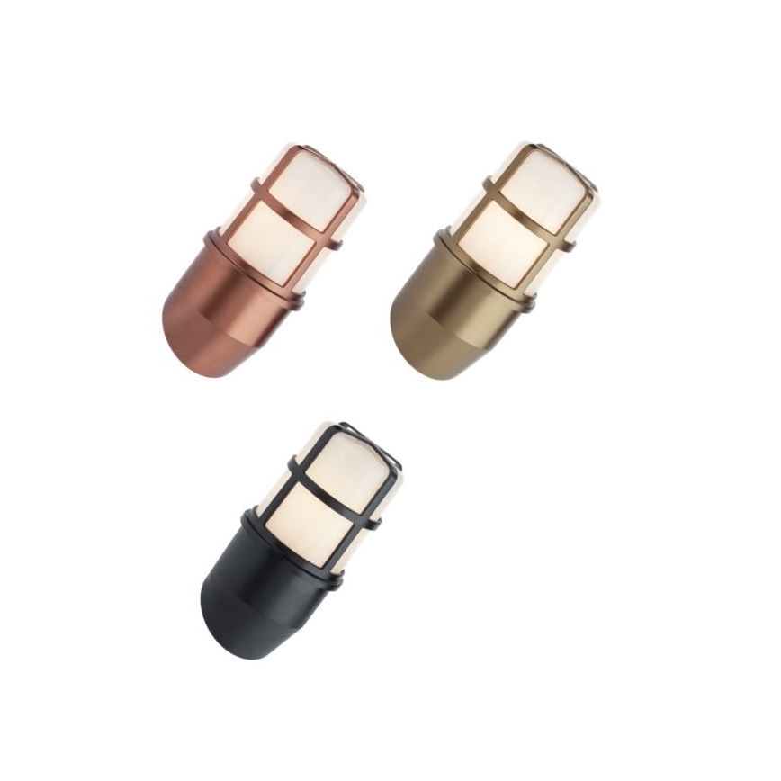 Redo 90203 - Vonkajšie nástenné svietidlo TRITON 1xE27/28W/230V IP54 meď