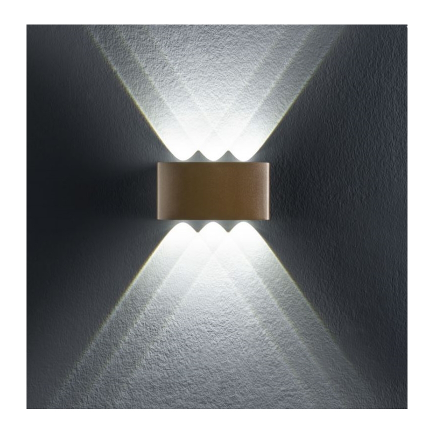Redo 90226 - LED Vonkajšie nástenné svietidlo FABO LED/6W/230V 3000K IP54 šedá