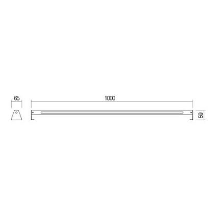 Redo 90242 - Vonkajšie LED svietidlo TACK IP65, 15 W, 230 V, 3000 K, antracit
