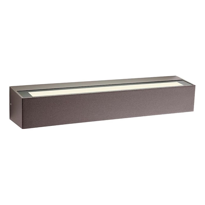Redo 90261 - LED Vonkajšie nástenné svietidlo AROOS LED/21W/230V 3000K IP65 hnedá