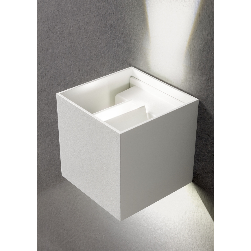 Redo 90294 - LED vonkajšie nástenné svietidlo VARY 2xLED/10W/230V 3000K IP54 biele