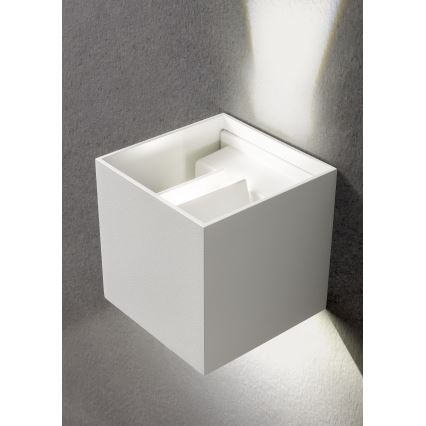 Redo 90294 - LED zunanja stenska svetilka VARY 2xLED/10W/230V 3000K IP54 bela