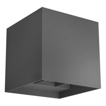 Redo 90296 - LED vonkajšie nástenné svietidlo VARY 2xLED/10W/230V 3000K IP54 antracit