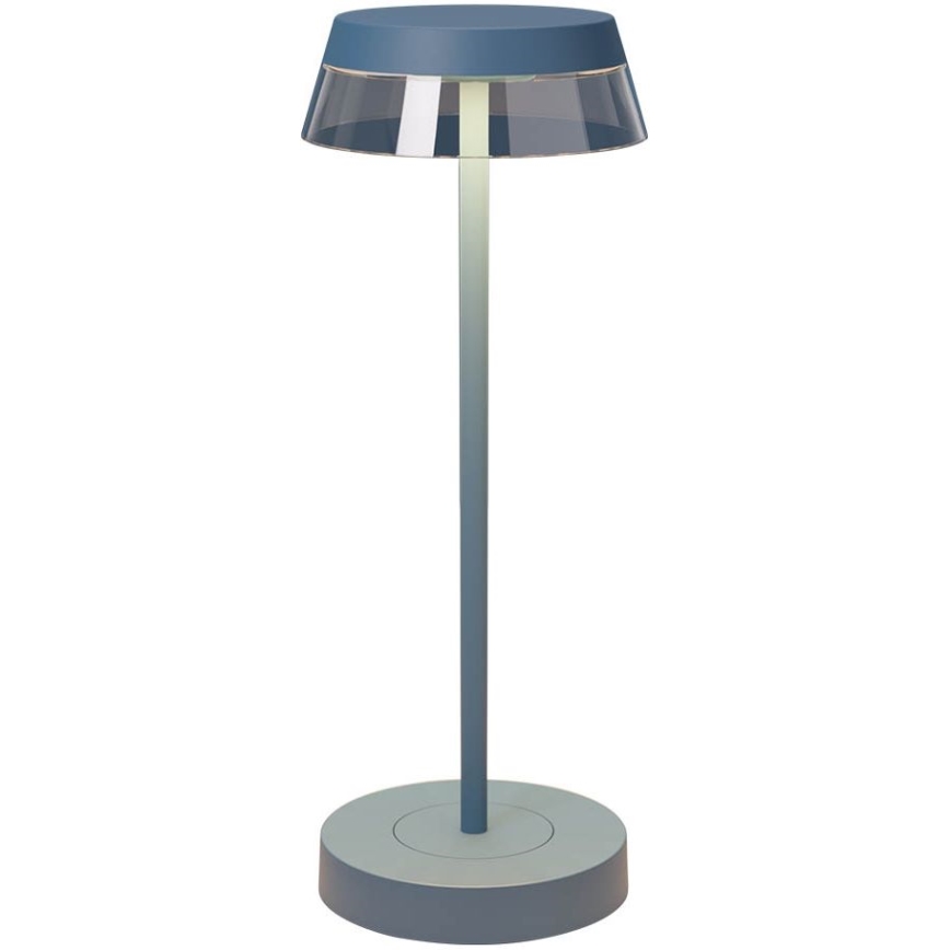 Redo 90310 - LED Stmievateľná dotyková stolná lampa ILUNA LED/2,5W/5V 2700-3000K 3000 mAh IP65 modrá