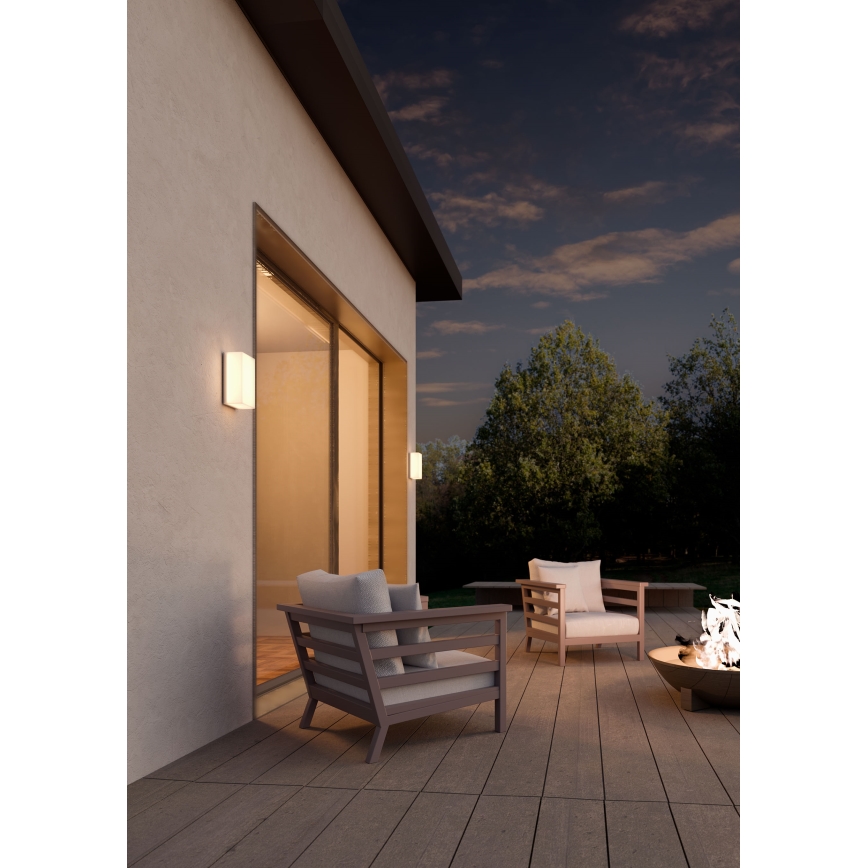 Redo 90321 - KODIAK LED vonkajšie nástenné svietidlo LED/5W/230V 4000K 10 cm IP65 biele