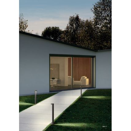 Redo 90365 - LED vonkajšie svietidlo ZEUS LED/11,5W/230V 3000K 75 cm IP54 antracit