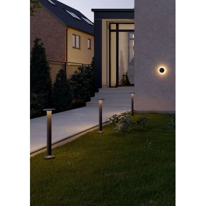 Redo 90369 - LED vonkajšie nástenné svietidlo AURA LED/8W/230V 3000K IP65 antracit