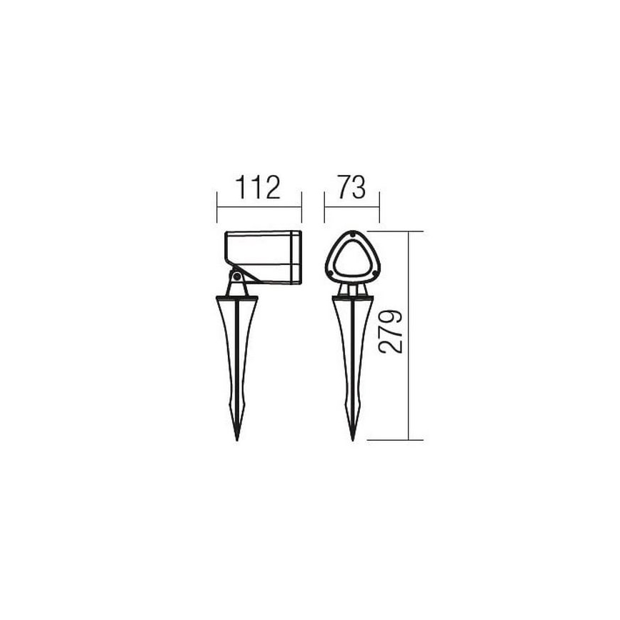 Redo 9041 - LED Vonkajšie svietidlo FELIX LED/7W/230V IP65 3000K