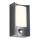 Redo 90486 - LED Vonkajšie nástenné svietidlo so senzorom WARP LED/8W/230V 3000K IP44 antracit