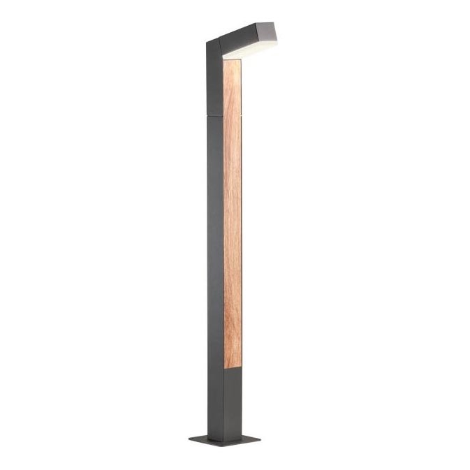 Redo 90512 - LED Vonkajšia lampa WOODY LED/10W/230V IP54 antracit