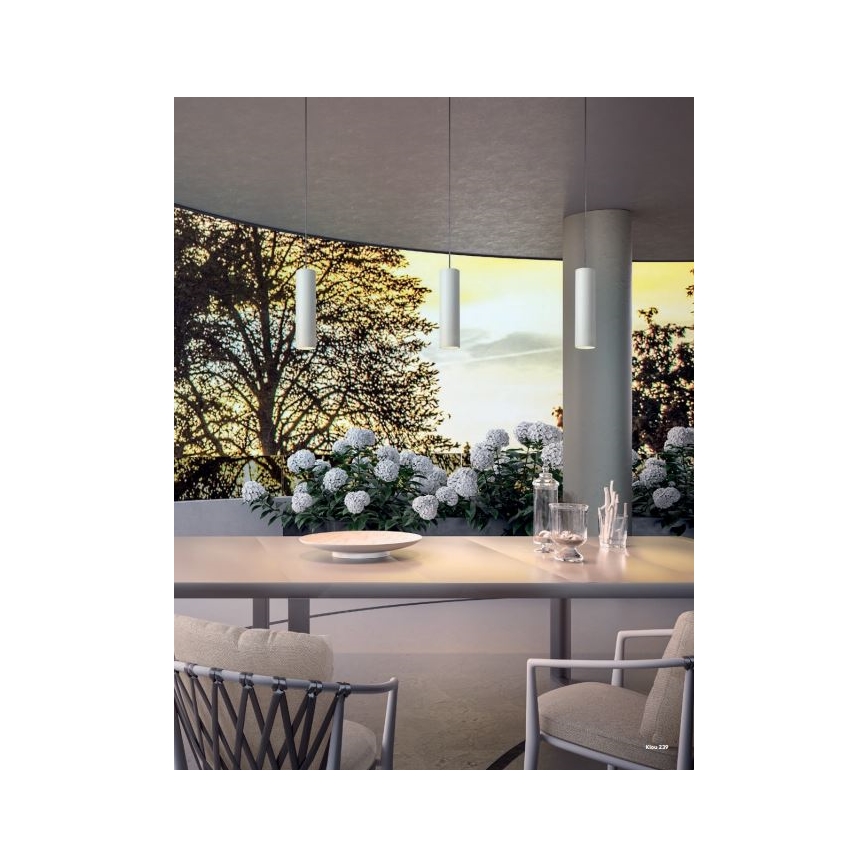 Redo 90570 - LED Vonkajšie závesné svietidlo KLOU LED/9W/230V IP54 biela