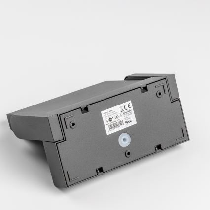 Redo 90587 - LED vonkajšie nástenné svietidlo so senzorom FLIP LED/20W/230V 3000K CRI 90 IP54 antracit