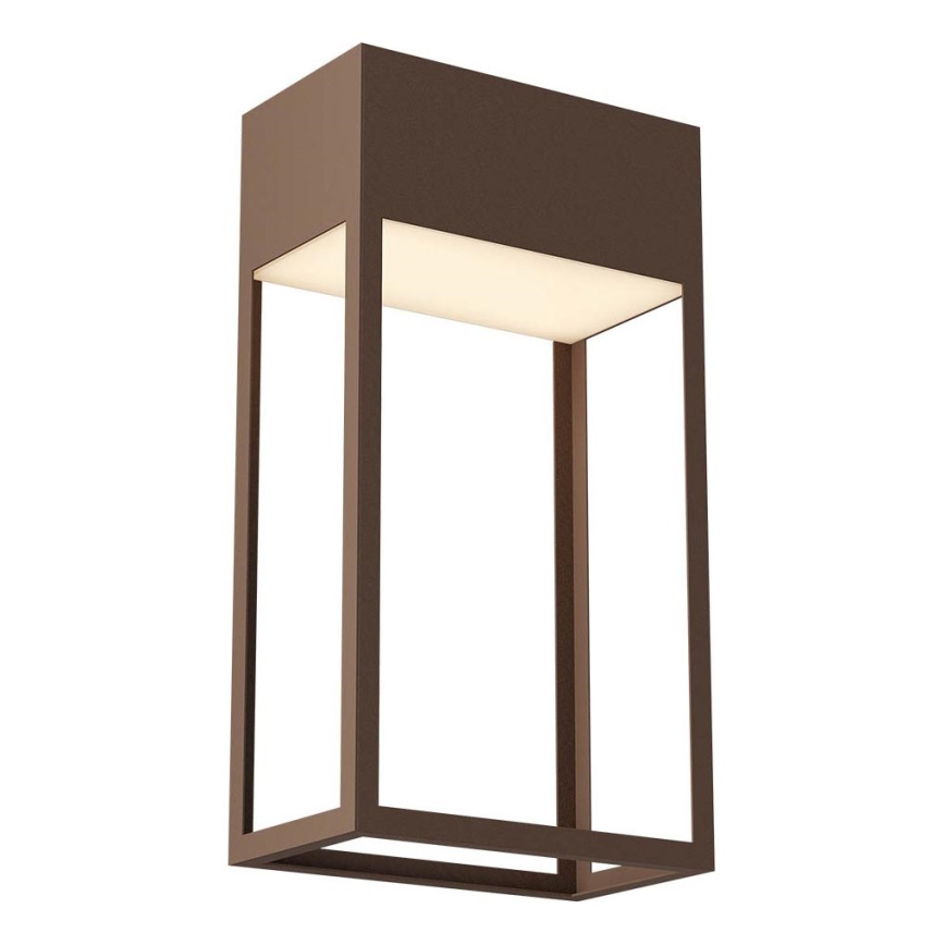 Redo 90604 - LED vonkajšie nástenné svietidlo STAND LED/20W/230V 3000K CRI 90 IP65 hnedá