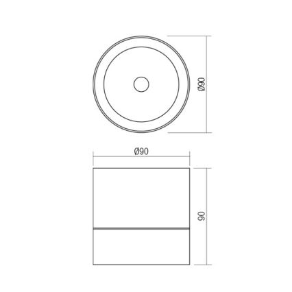 Redo 90628 - LED vonkajšie bodové svietidlo SHAFT LED/13W/230V 3000K Ø 9 cm IP65 hnedé