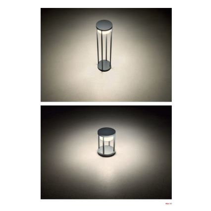 Redo 90676 - LED vonkajšie svietidlo MAX LED/15W/230V 2700K 80 cm IP65 antracitové