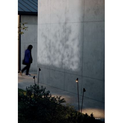 Redo 90711 - LED vonkajšie svietidlo NIVALIS 2xLED/6,9W/230V 3000K 110 cm IP65 antracit