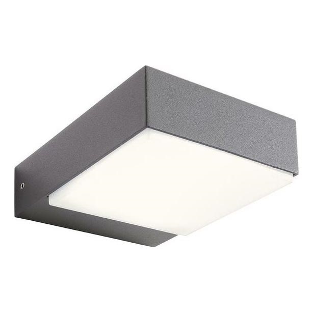 Redo 9560 - LED Vonkajšie nástenné svietidlo CUBE LED/7W/230V 3000K IP54 antracit