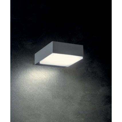 Redo 9560 - LED Vonkajšie nástenné svietidlo CUBE LED/7W/230V 3000K IP54 antracit