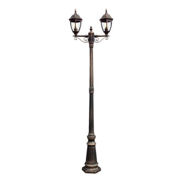 Redo 9609 - Vonkajšia lampa SEVILLA 2xE27/42W/230V IP44 zlatá/patina