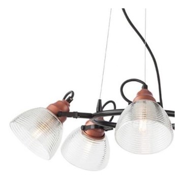 Redo A01-1451 - Náhradné tienidlo k lustru a stojacej lampe RIDGE E27 číra