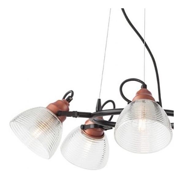 Redo A01-1451 - Náhradné tienidlo k lustru a stojacej lampe RIDGE E27 číra