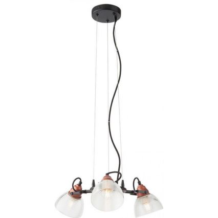 Redo A01-1451 - Náhradné tienidlo k lustru a stojacej lampe RIDGE E27 číra