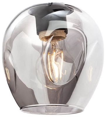 Redo - Náhradné tienidlo k lampe, k lustru PIERCE pr. 15 cm čierna/dymová