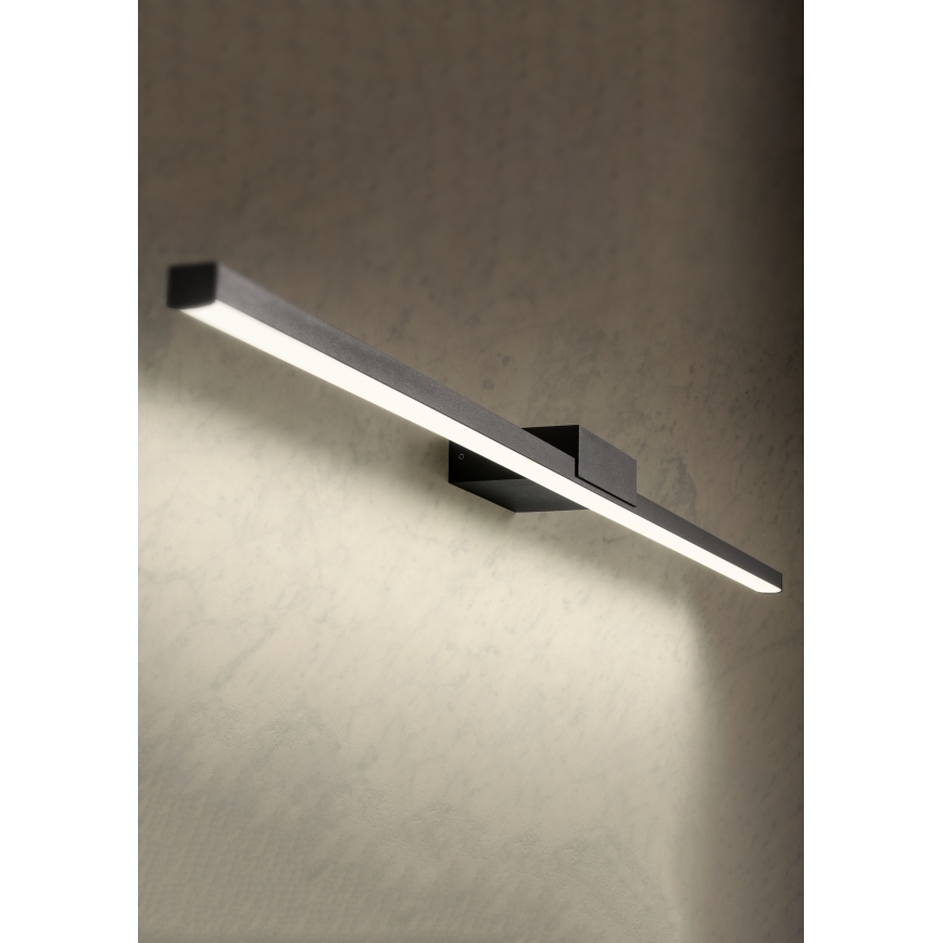Redo01-3270 - LED Kúpeľňové osvetlenie zrkadla ASTON LED/12W/230V 60 cm CRI 90 IP44 čierna