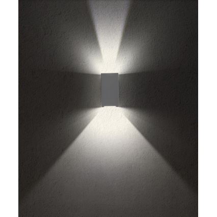 Redo 90553 - LED Vonkajšie nástenné svietidlo VARY 2xLED/10W/230V 3000K IP54 antracit