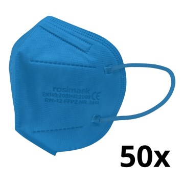 Respirátor detská veľkosť FFP2 ROSIMASK MR-12 NR modrý 50ks