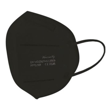 Respirátor FFP2 NR CE 0598 čierna 1ks