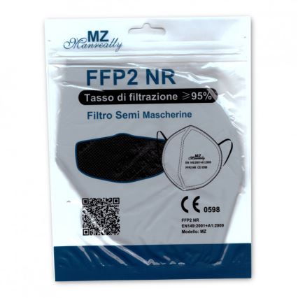 Respirátor FFP2 NR CE 0598 zelená 1ks