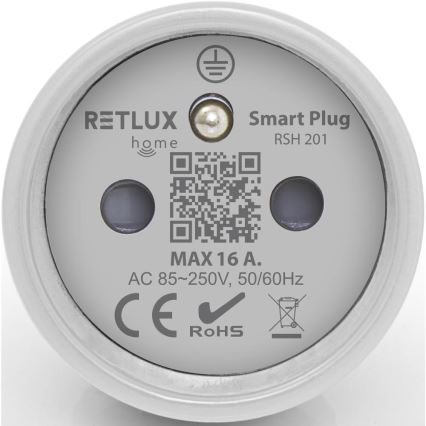 Inteligentná zásuvka 3680W/230V/Typ E/16A Wi-Fi Tuya