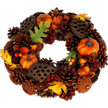Jesenný veniec HALLOWEEN pr. 35 cm