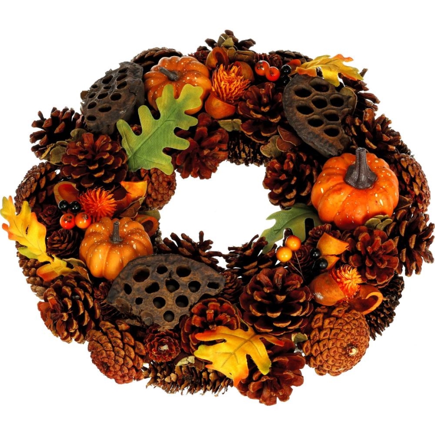 Jesenný veniec HALLOWEEN pr. 35 cm