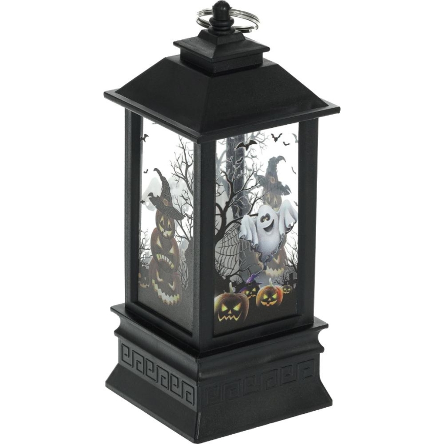 LED Dekorácia HALLOWEEN LED/3xAAA/teplá biela lampáš s tekvicami