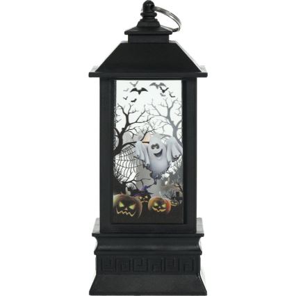 LED Dekorácia HALLOWEEN LED/3xAAA/teplá biela lampáš s tekvicami