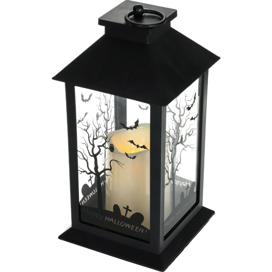 LED Dekorácia HALLOWEEN LED/3xAAA/teplá biela lucerna