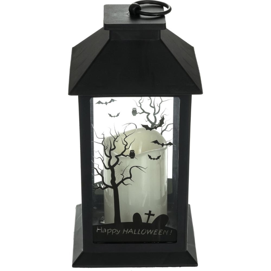LED Dekorácia HALLOWEEN LED/3xAAA/teplá biela lucerna