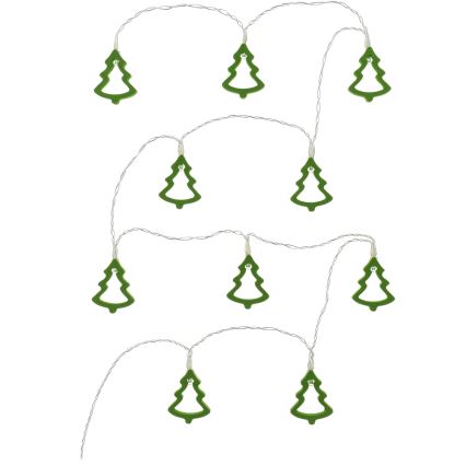 LED dekoračný reťaz 10xLED/2xAA 1,6 m teplá biela