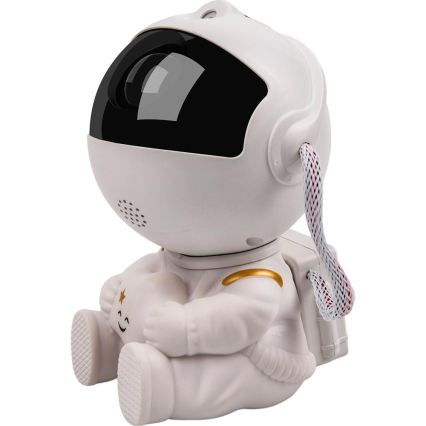 LED detský projektor 230V astronaut 12,5 cm + diaľkové ovládanie