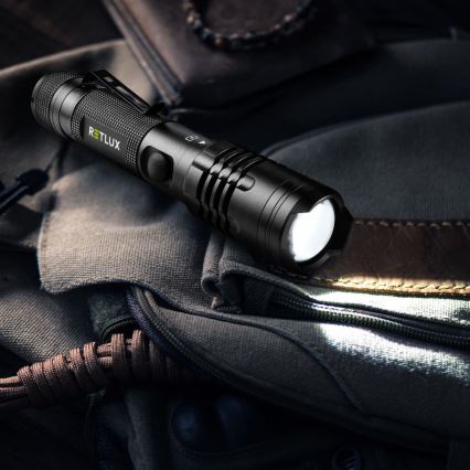 LED Nabíjacia hliníková baterka s funkciou powerbanky LED/2000 mAh 1000 lm IP22