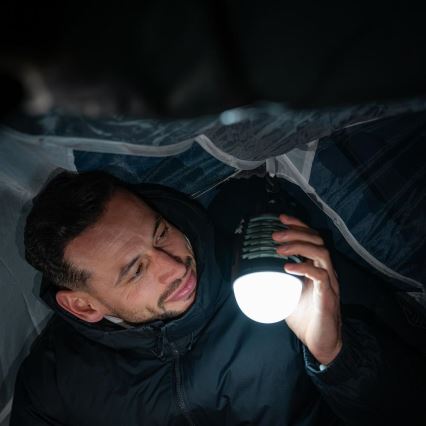 Retlux - LED Prenosná nabíjateľná lampa s lapačom hmyzu LED/5W/1800 mAh IP44 čierna