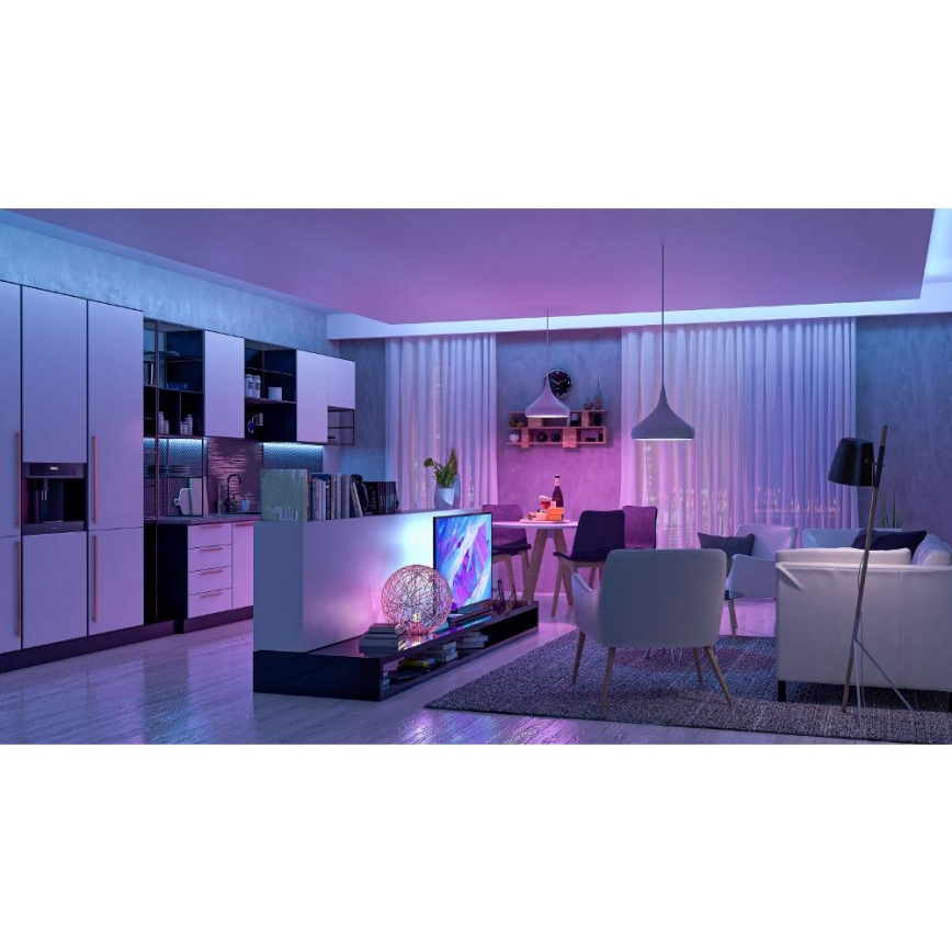LED RGBW Inteligentný stmievateľný pásik 5m LED/230V 2700-6500K Wi-Fi Tuya + diaľkové ovládanie