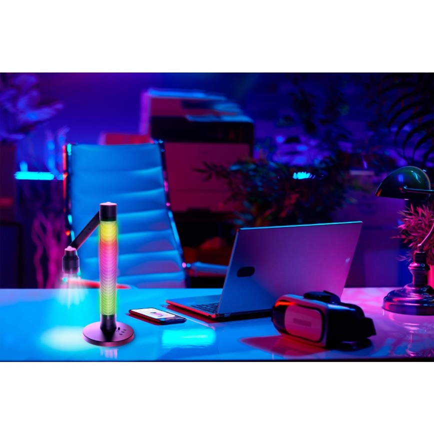 LED RGBW Stmievateľná stolná lampa LED/10W/5V 2700-6000K Wi-Fi Tuya + diaľkové ovládanie