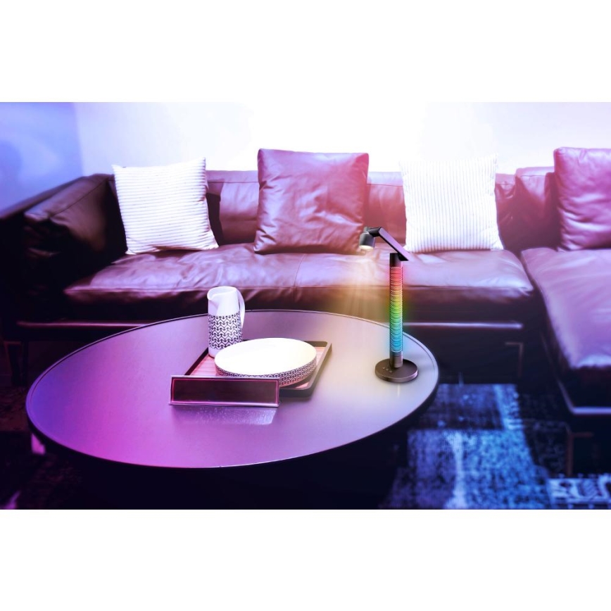 LED RGBW Stmievateľná stolná lampa LED/10W/5V 2700-6000K Wi-Fi Tuya + diaľkové ovládanie