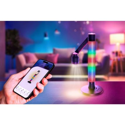 LED RGBW Stmievateľná stolná lampa LED/10W/5V 2700-6000K Wi-Fi Tuya + diaľkové ovládanie